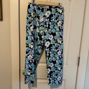 Allison Taylor - Navy blue, light blue, white and green floral